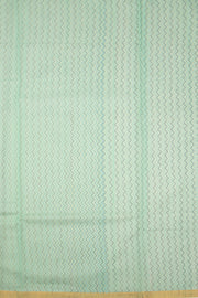 Blue Handloom Printed Chanderi Silk Cotton Saree