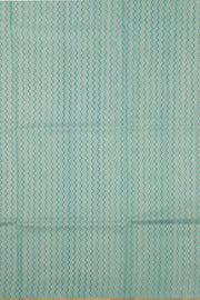 Blue Chanderi Printed Silk Cotton Saree 10075360