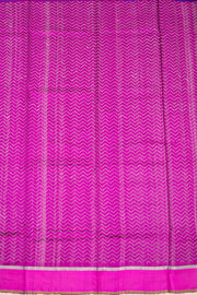 Magenta Chanderi Printed Silk Cotton Saree 10075362