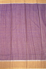 Purple Chanderi Printed Silk Cotton Saree 10075363