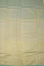 Green Chanderi Printed Silk Cotton Saree 10075367