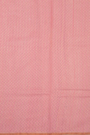 Peach Chanderi Printed Silk Cotton Saree 10075370