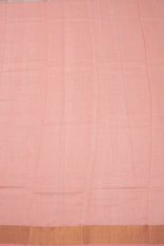 Peach Chanderi Silk Cotton Saree 10075383