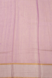 Lavender Chanderi Jaal Design Silk Saree 10075387