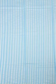 Blue Chanderi Printed Silk Cotton Saree 10075927