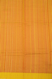 Yellow Chanderi Printed Silk Cotton Saree 10075935