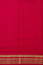 Pink Mysore Crepe Floral Silk Saree 10076683