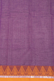 Purple Handloom Chettinad Cotton Saree 10072595