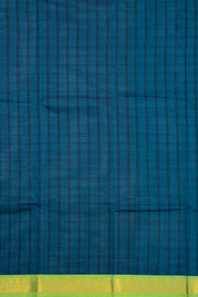 Blue Handloom Chettinad Cotton Saree 10072630