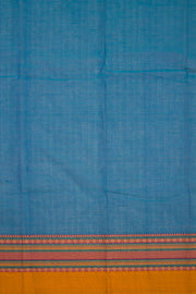 Blue Handloom Chettinad Cotton Saree 10072636