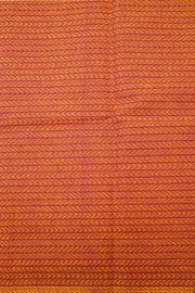 Maroon Handloom Chettinad Cotton Saree 10072661