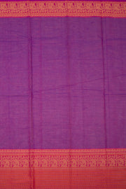 Purple Handloom Chettinad Cotton Saree 10075072
