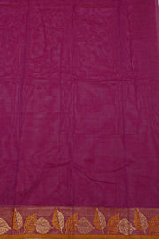 Maroon Handloom Chettinad Cotton Saree 10075076