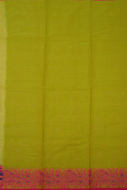 Green Handloom Chettinad Cotton Saree 10075083