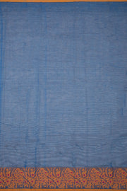 Blue Handloom Chettinad Cotton Saree 10075084