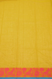 Yellow Handloom Chettinad Cotton Saree 10075088
