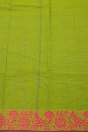 Green Handloom Chettinad Cotton Saree 10075090