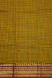 Green Handloom Chettinad Cotton Saree 10075099
