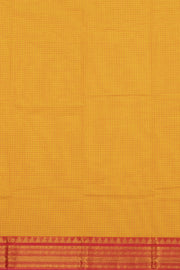 Yellow Handloom Chettinad Cotton Saree Without Blouse 10075101