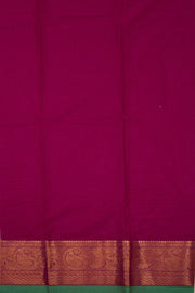 Magenta Handloom Chettinad Cotton Saree 10075110