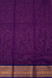Purple Handloom Chettinad Cotton Saree 10075113