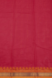 Red Handloom Chettinad Cotton Saree 10075117