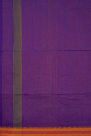 Purple Handloom Chettinad Cotton Saree Without Blouse 10075132