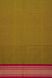 Green Handloom Chettinad Cotton Saree Without Blouse 10075173