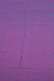 Ocean Sapphire Blue Handloom Chettinad Cotton Saree With Temple Border 10075823