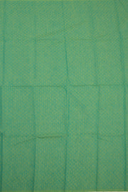 Orange Handloom Chettinad Cotton Saree With Stripes And Floral Border 10075837