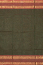Green Handloom Chettinad Cotton Saree 10075882