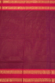 Magenta Handloom Chettinad Cotton Saree 10075883