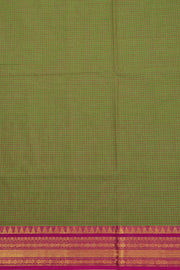 Green Handloom Chettinad Cotton Saree 10075884