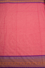 Magenta Handloom Chettinad Cotton Saree 10075891