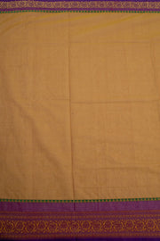 Yellow Handloom Chettinad Cotton Saree 10075892