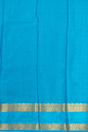 Royal Blue Mysore Semi Crepe Silk Saree 10077216