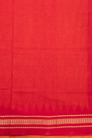 Orange Sambalpur Odisha Ikat Cotton Saree