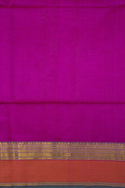 Blue Handloom Kanchi Silk Cotton Saree 10073549