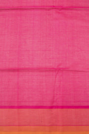 Pink Handloom Kanchi Silk Cotton Saree 10073553