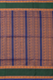 Blue Handloom Kanchi Silk Cotton Saree 10073563
