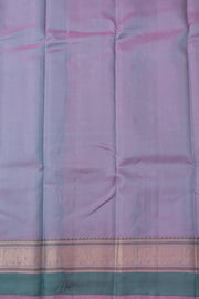 Blue Handloom Threadwork Kanjivaram Silk Saree 10074950