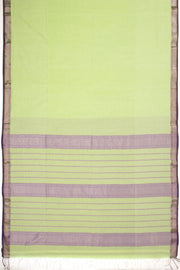 Green Handloom Maheshwari Saree 10073708