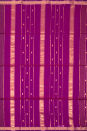 Purple Handloom Maheshwari Saree 10073712