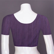 Blue Jute Weave Kanjivaram Vegan Silk Saree 10073848