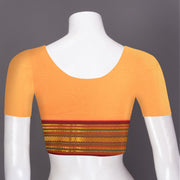 Orange Kanjivaram 9 yard Vegan Silk Saree 10073900