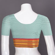 Blue Kanjivaram 9 yard Vegan Silk Saree 10073901