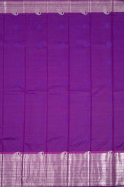 Pink Kanjivaram Vegan Silk Saree with Contrast Pallu 10074857