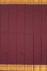 Red Kanjivaram Vegan Silk Saree with Contrast Pallu 10074859