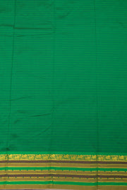 Kanjivaram Vegan Viscose Silk Saree Red Sox Color and Traditional Design 10075542