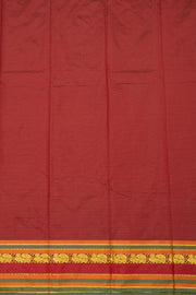 Kanjivaram Vegan Viscose Silk Saree Space Cadet Color and Traditional Design 10075548